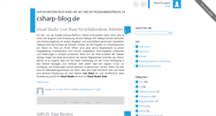 Desktop Screenshot of csharp-blog.de